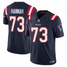 New England Patriots #73 John Hannah Navy Limited Stitched Jersey