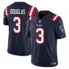 New England Patriots #3 DeMario Douglas Navy Limited Stitched Jersey