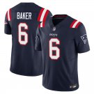New England Patriots #6 Javon Baker Navy Limited Stitched Jersey