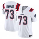 New England Patriots #73 John Hannah White Limited Stitched Jersey