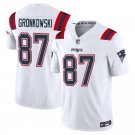 New England Patriots #87 Rob Gronkowski White Limited Stitched Jersey
