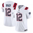 New England Patriots #12 Tom Brady White Limited Stitched Jersey