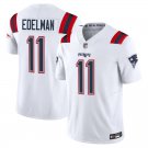 New England Patriots #11 Julian Edelman White Limited Stitched Jersey