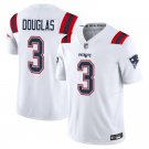 New England Patriots #3 DeMario Douglas White Limited Stitched Jersey