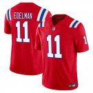 New England Patriots #11 Julian Edelman Red Limited Stitched Jersey
