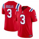New England Patriots #3 DeMario Douglas Red Limited Stitched Jersey
