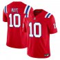 New England Patriots #10 Drake Maye Red Limited Stitched Jersey