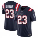 New England Patriots #23 Kyle Dugger Navy Limited Stitched Jersey