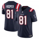 New England Patriots #81 Austin Hooper Navy Limited Stitched Jersey