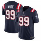 New England Patriots #99 Keion White Navy Limited Stitched Jersey