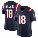 New England Patriots #18 Kyle Williams Navy Limited Stitched Jersey
