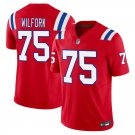New England Patriots #75 Vince Wilfork Red Limited Stitched Jersey