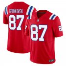 New England Patriots #87 Rob Gronkowski Red Limited Stitched Jersey