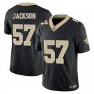 New Orleans Saints #57 Rickey Jackson Black Limited Stitched Jersey