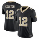 New Orleans Saints #12 Marques Colston Black Limited Stitched Jersey