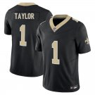 New Orleans Saints #1 Alontae Taylor Black Limited Stitched Jersey