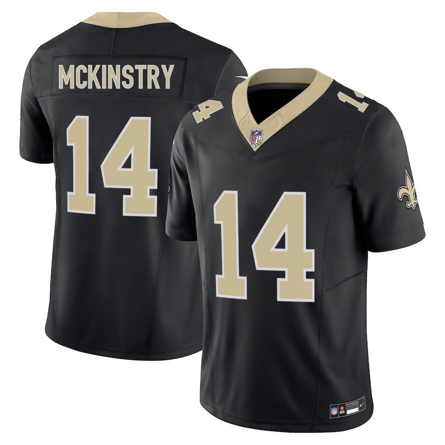New Orleans Saints #14 Kool-Aid McKinstry Black Limited Stitched Jersey