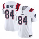 New England Patriots #84 Kendrick Bourne White Limited Stitched Jersey