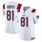 New England Patriots #81 Austin Hooper White Limited Stitched Jersey