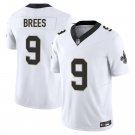 New Orleans Saints #9 Drew Brees White Limited Stitched Jersey