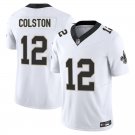 New Orleans Saints #12 Marques Colston White Limited Stitched Jersey