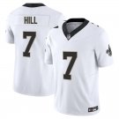 New Orleans Saints #7 Taysom Hill White Limited Stitched Jersey