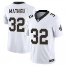 New Orleans Saints #32 Tyrann Mathieu White Limited Stitched Jersey