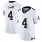 New Orleans Saints #4 Derek Carr White Limited Stitched Jersey