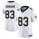 New Orleans Saints #83 Juwan Johnson White Limited Stitched Jersey