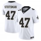 New Orleans Saints #47 Danny Stutsman White Limited Stitched Jersey