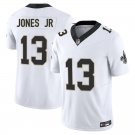 New Orleans Saints #13 Velus Jones Jr White Limited Stitched Jersey