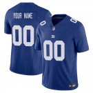 New York Giants #00 Custom Name And Number Blue Limited Stitched Jersey