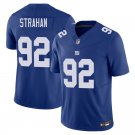 New York Giants #92 Michael Strahan Blue Limited Stitched Jersey