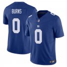New York Giants #0 Brian Burns Blue Limited Stitched Jersey