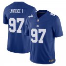 New York Giants #97 Dexter Lawrence II Blue Limited Stitched Jersey