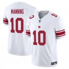 New York Giants #10 Eli Manning White Limited Stitched Jersey