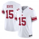 New York Giants #15 Tommy DeVito White Limited Stitched Jersey