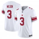 New York Giants #3 Russell Wilson White Limited Stitched Jersey