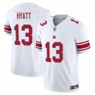 New York Giants #13 Jalin Hyatt White Limited Stitched Jersey