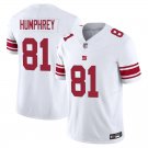 New York Giants #81 Lil'Jordan Humphrey White Limited Stitched Jersey