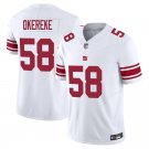 New York Giants #58 Bobby Okereke White Limited Stitched Jersey
