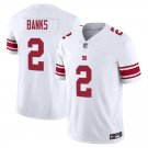 New York Giants #2 Deonte Banks White Limited Stitched Jersey