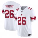 New York Giants #26 Devin Singletary White Limited Stitched Jersey