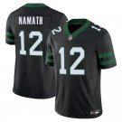 New York Jets #12 Joe Namath Black Limited Stitched Jersey