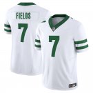 New York Jets #7 Justin Fields White Limited Stitched Jersey