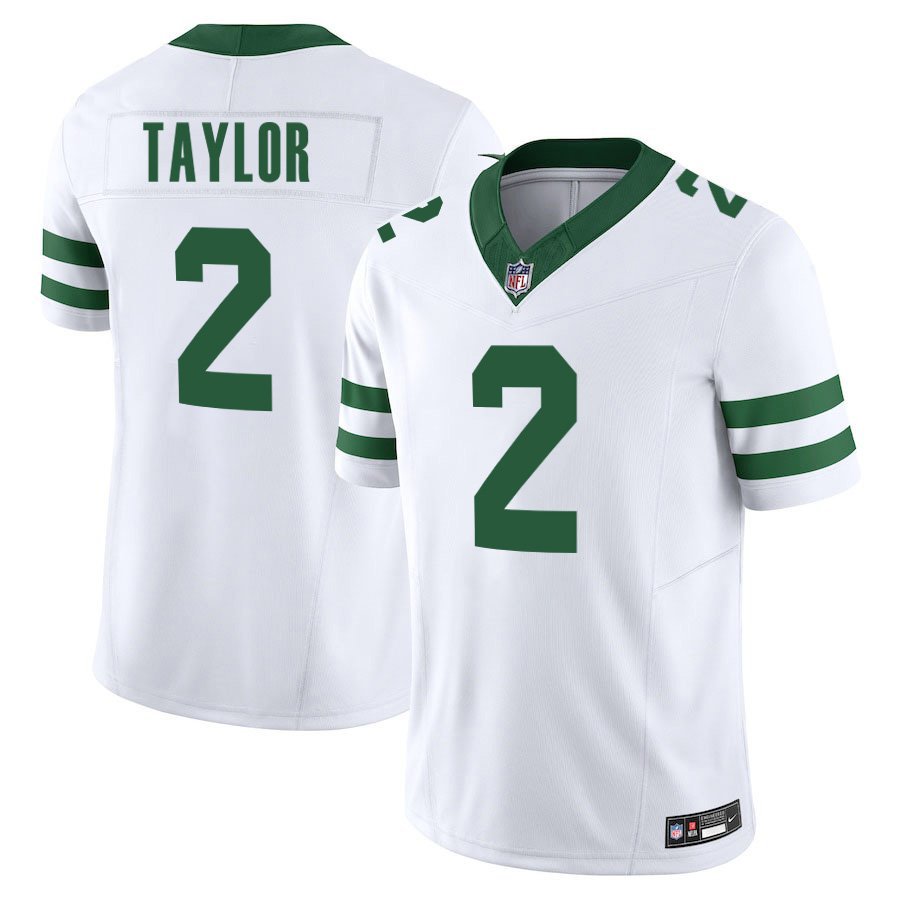 New York Jets #2 Tyrod Taylor White Limited Stitched Jersey