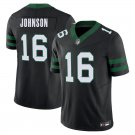 New York Jets #16 Tyler Johnson Black Limited Stitched Jersey