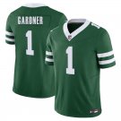 New York Jets #1 Sauce Gardner Green Limited Stitched Jersey