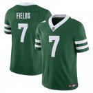 New York Jets #7 Justin Fields Green Limited Stitched Jersey