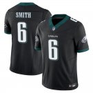 Philadelphia Eagles #6 DeVonta Smith Black Limited Stitched Jersey